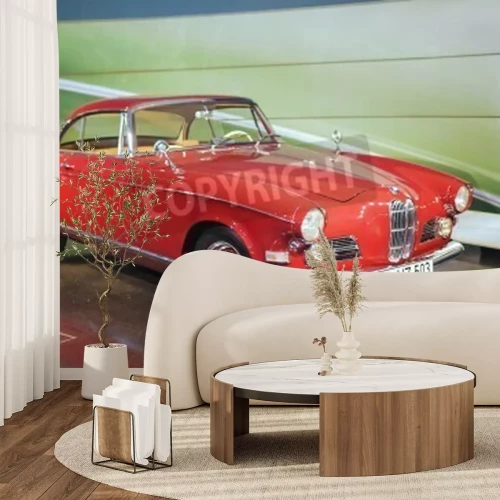 Papier peint  Munich, Germany- june 17, 2012: BMW 503-series Roadster on Stand in BMW Museum in June 17, 2012, Munich, Republic of Germany. Horizontal Image