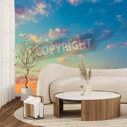 Papier peint  Ciel et nuances pastel