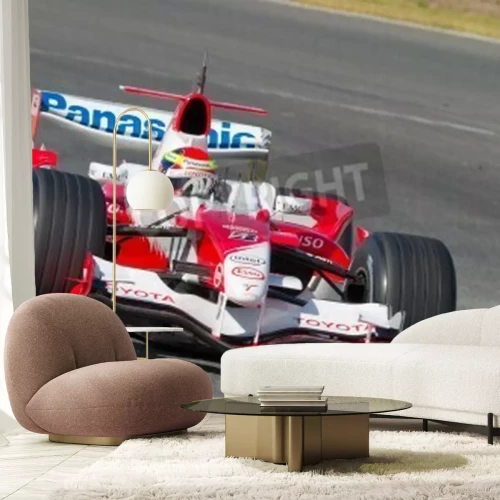 Papier peint  JEREZ DE LA FRONTERA, ESPAGNE -  11 OCT: Ricardo Zonta Toyota F1 course séance d'entraînement 11 Octobre , 2006 à Jerez de la Frontera , Espagne