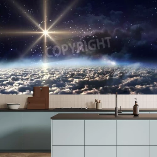 Papier peint  Ciel nocturne plein d'étoiles