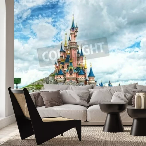 Papier peint  Château féerique en France