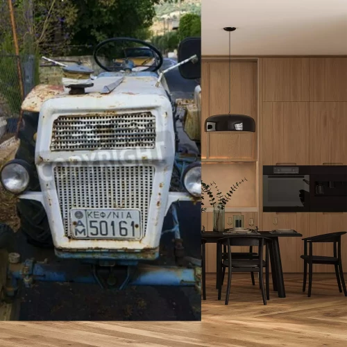 Papier peint  Classic Lamborghini tractor