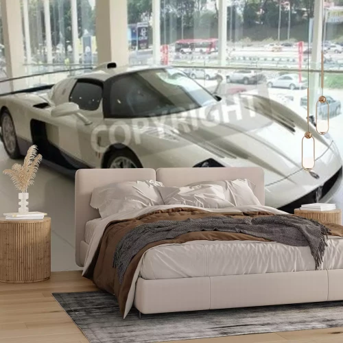 Papier peint  Maserati racing car at Naza Italia