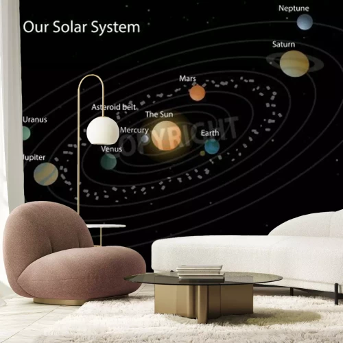 Papier peint  Notre système solaire