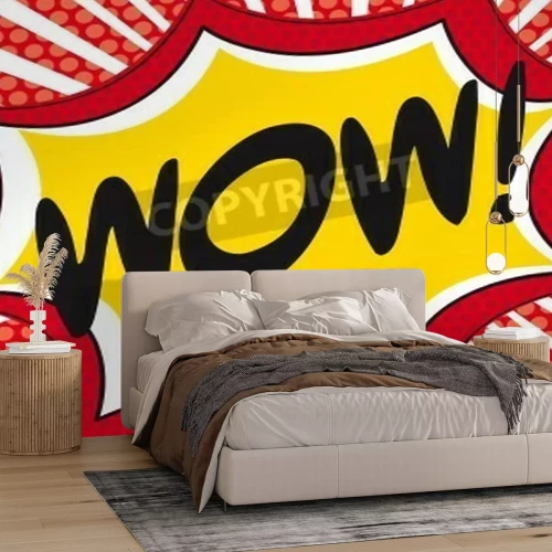 Papier peint  Inscription de BD wow