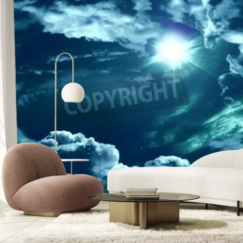 Papier peint  Ciel nocturne pittoresque