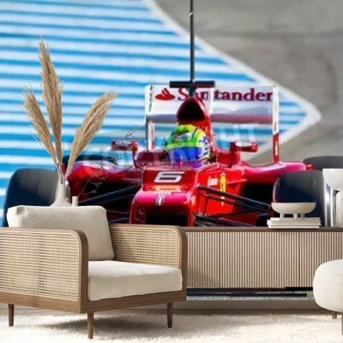 Papier peint  Voiture de formule 1 en entraînement