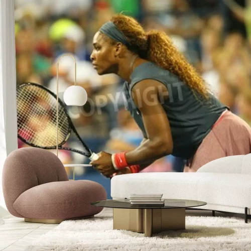 Papier peint  Tennis match de Serena Williams