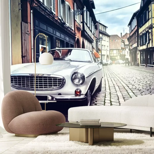 Papier peint  Voiture ancienne dans la rue