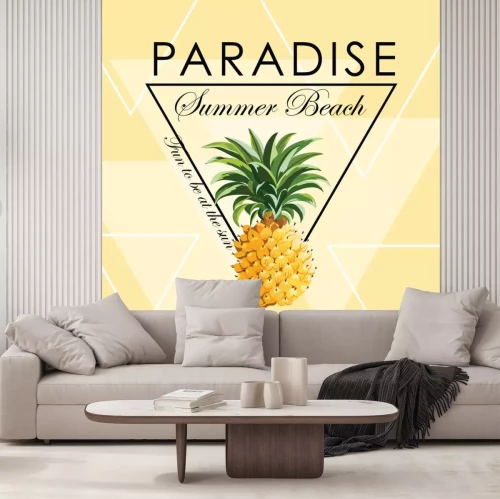 Sticker  Graphiques avec ananas et inscriptions