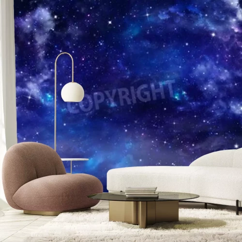 Papier peint  Ciel nocturne unique avec des étoiles