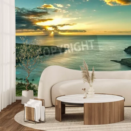 Papier peint  Hawaii et le lever du soleil