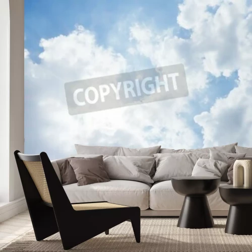 Papier peint  Nuages pittoresques et clairs