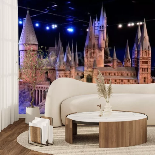 Papier peint  Château pour enfants modèle de Hogwart