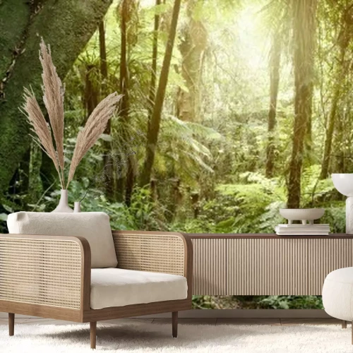 Papier peint  Les arbres de la jungle tropicale