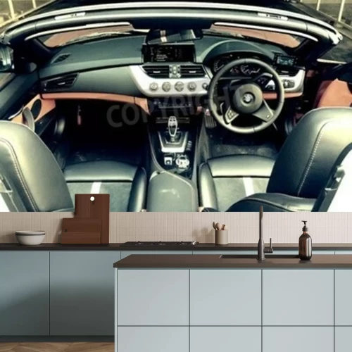 Papier peint  BMW console