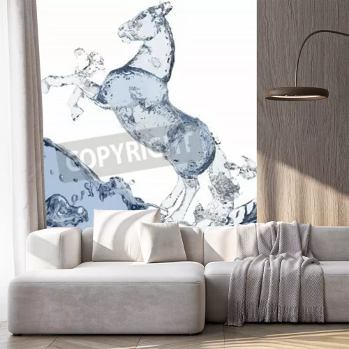 Papier peint  Cheval graphique 3D