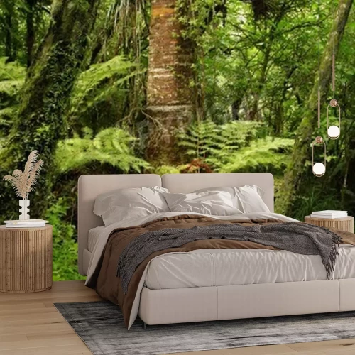 Papier peint  Jungle tropicale avec des plantes