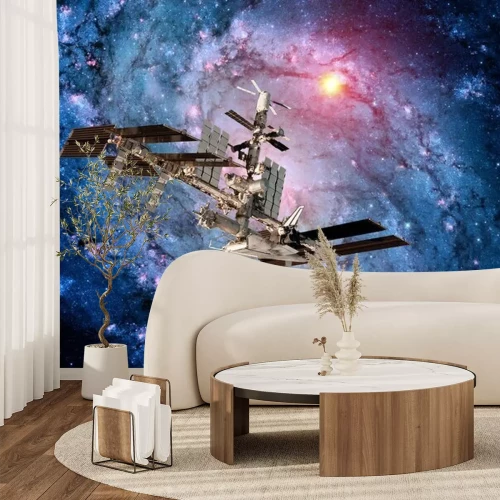 Papier peint  Station spatiale en orbite