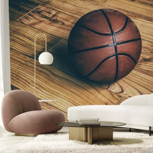 Sticker  Basket-ball sur Hardwood 1