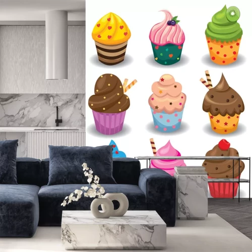 Sticker  Cupcakes set