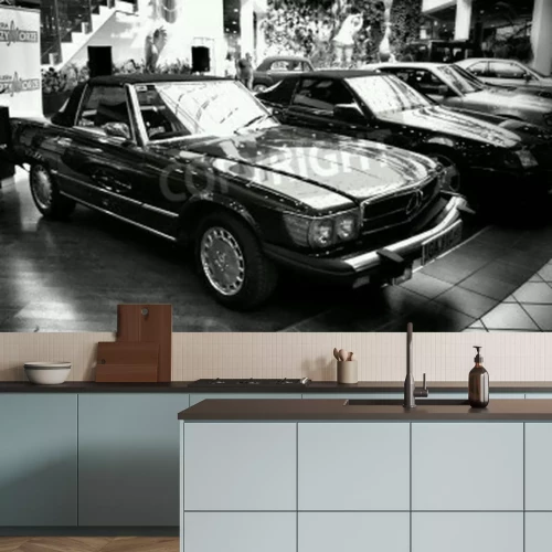 Papier peint  Voiture ancienne.