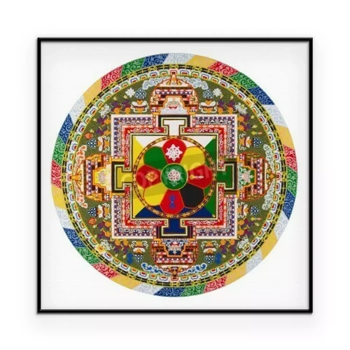 Poster  Mandala tibétain coloré