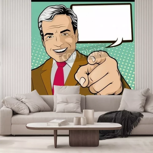 Papier peint  Pop art bande dessinée