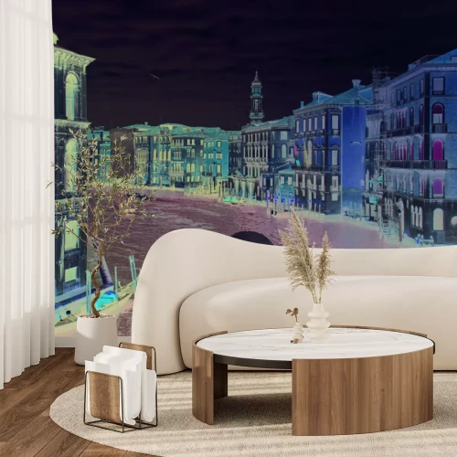 Papier peint  Panorama pittoresca del Canal Grande nel cuore di Venezia