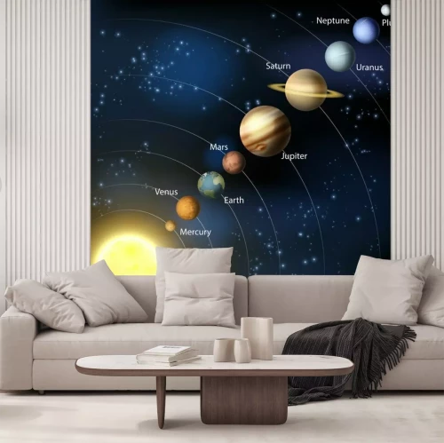 Papier peint  Notre système solaire