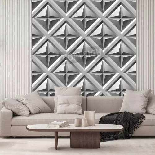 Papier peint  Métal gravé 3D