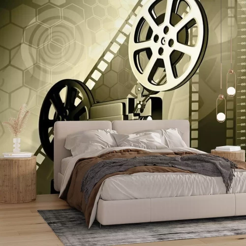 Papier peint  Rétro projecteur de film