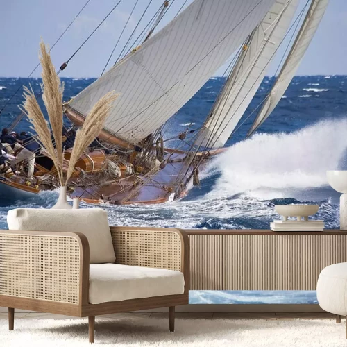 Papier peint  Voilier au vent
