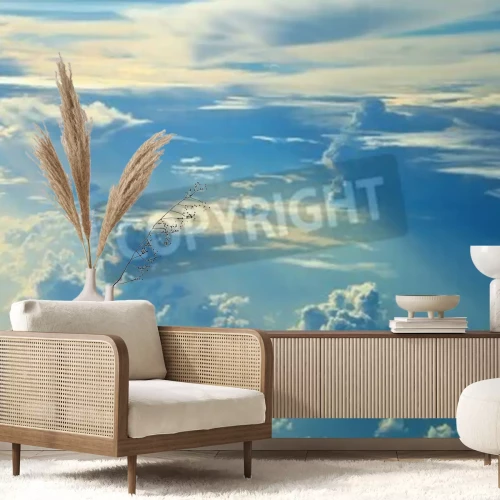 Papier peint  Ciel avec des nuages clairs