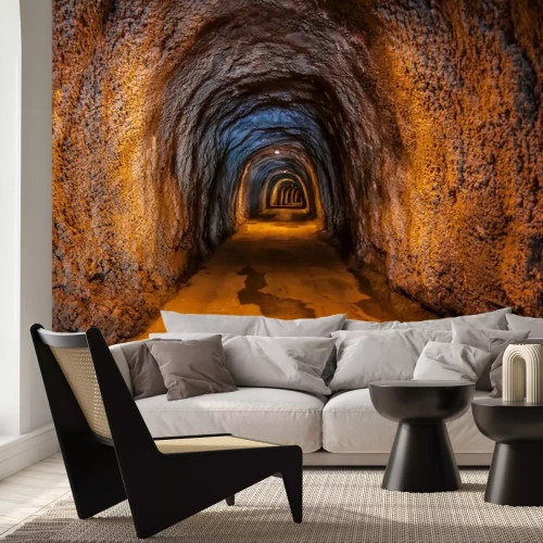 Papier peint  Tunnel souterrain