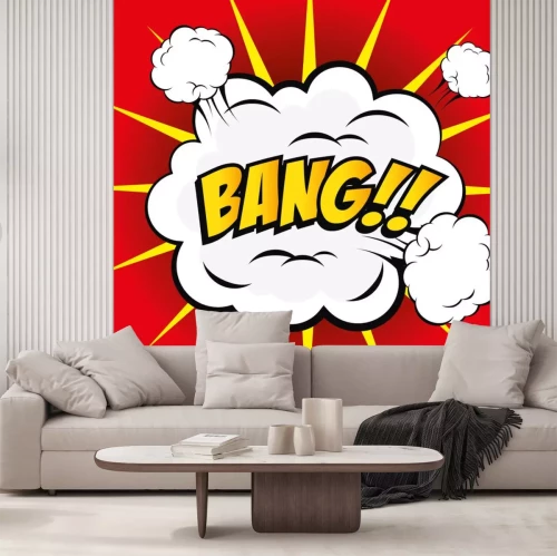 Sticker  La conception de l'art pop.