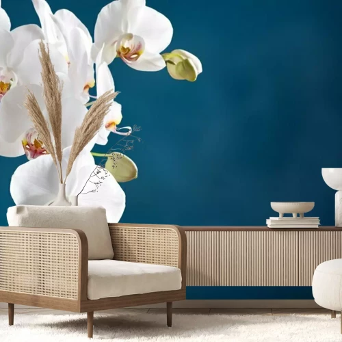 Papier peint  White orchid