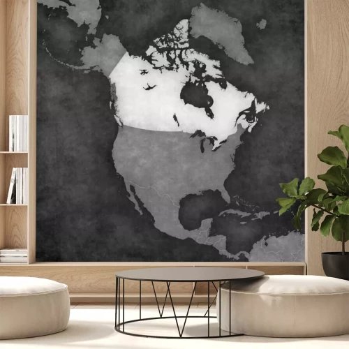 Papier peint  Carte du Canada en Amérique du Nord