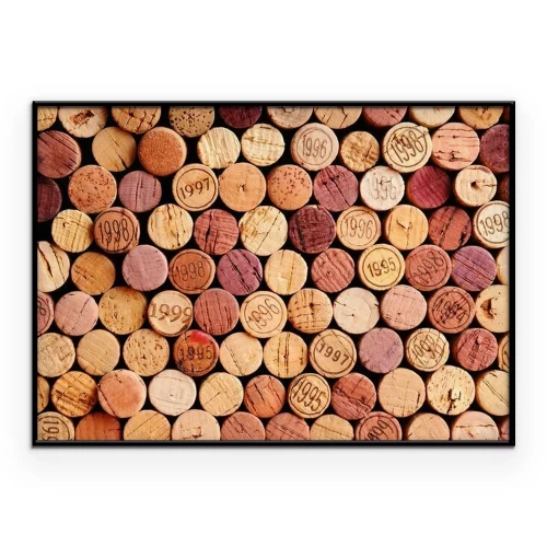 Poster  Mur de vin Bouchons