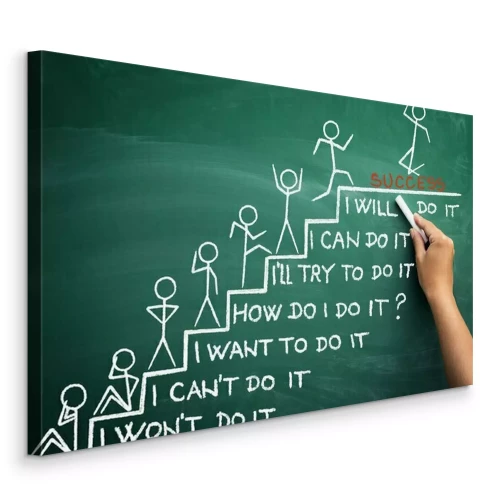 Tableau  Citation motivante Crois en toi