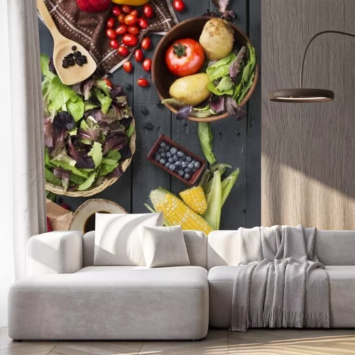 Papier peint  Légumes d'automne