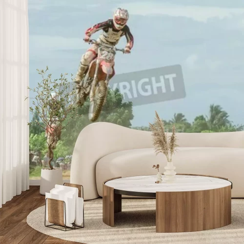 Papier peint  Motocross