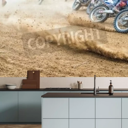 Papier peint  Motocross