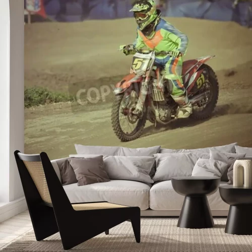 Papier peint  La concurrence extrême de motocross à Bali