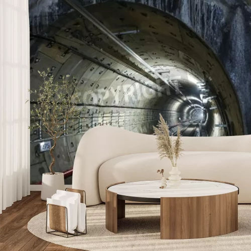 Papier peint  Tunnel souterrain moderne