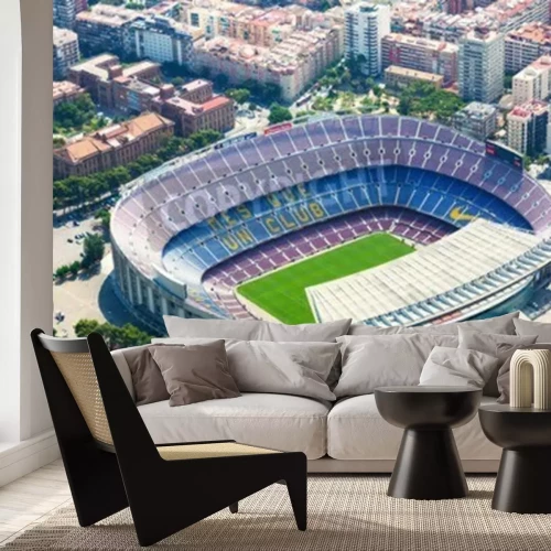 Papier peint  Stade Camp Nou vue aérienne