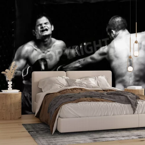 Papier peint  Boxeurs pendant le combat