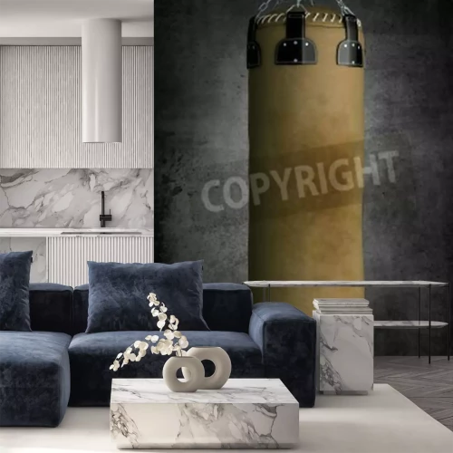 Papier peint  Sac de boxe