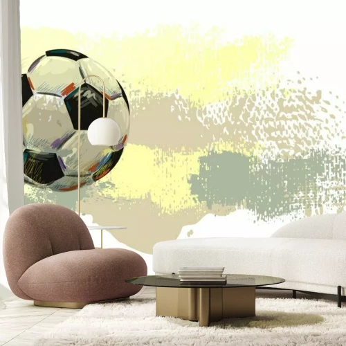 Papier peint  Fond vieilli football