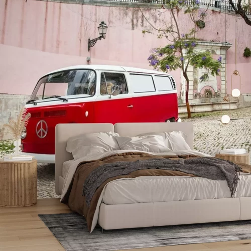 Papier peint  Bus rétro en Italie